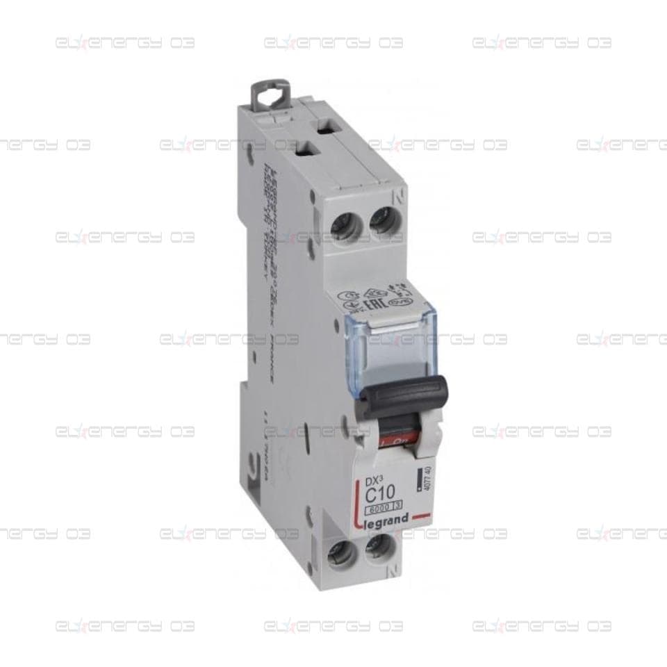 Автоматичен прекъсвач DX3 1P+N 10A крива С 6kA Legrand