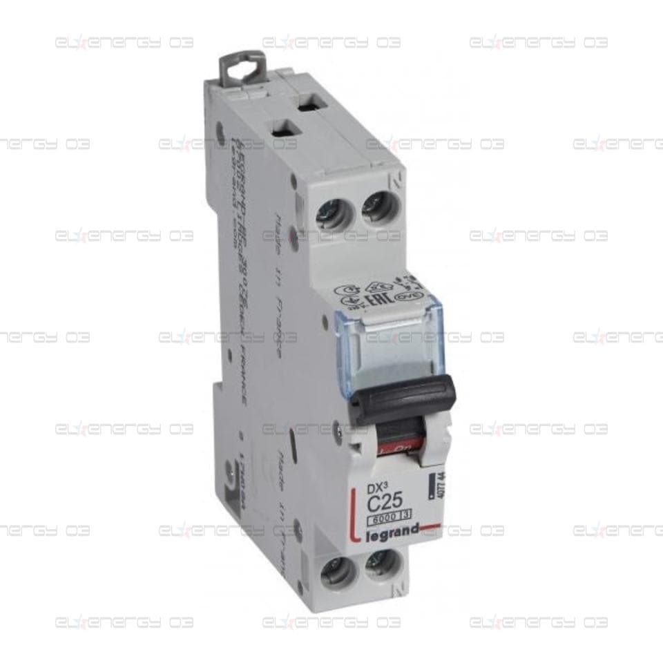 Автоматичен прекъсвач DX3 1P+N 25A крива С 6kA Legrand