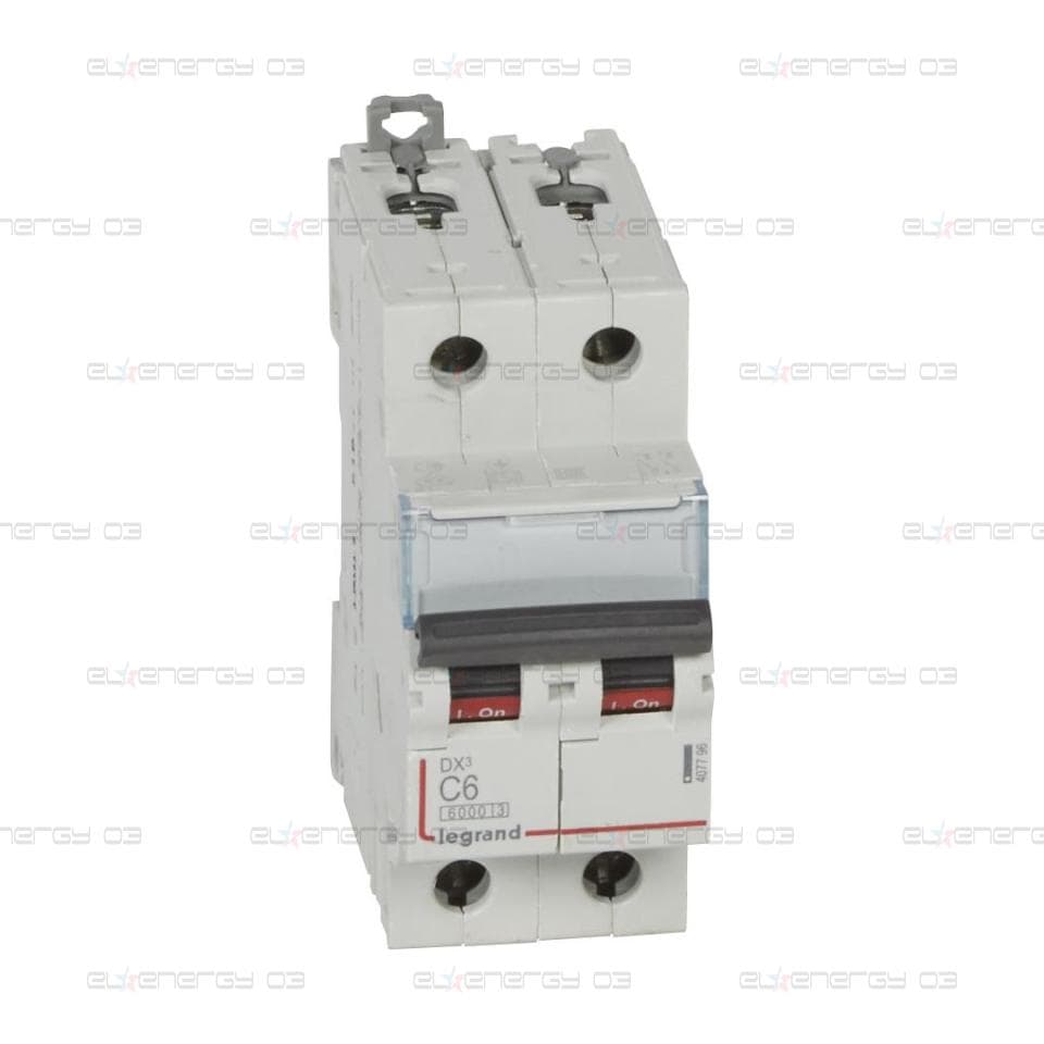 Автоматичен прекъсвач DX3 2P 6A крива С 6kA Legrand