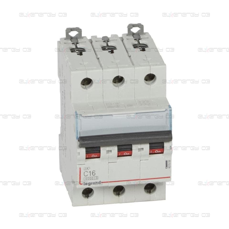 Автоматичен прекъсвач DX3 3P 16A крива С 6kA Legrand