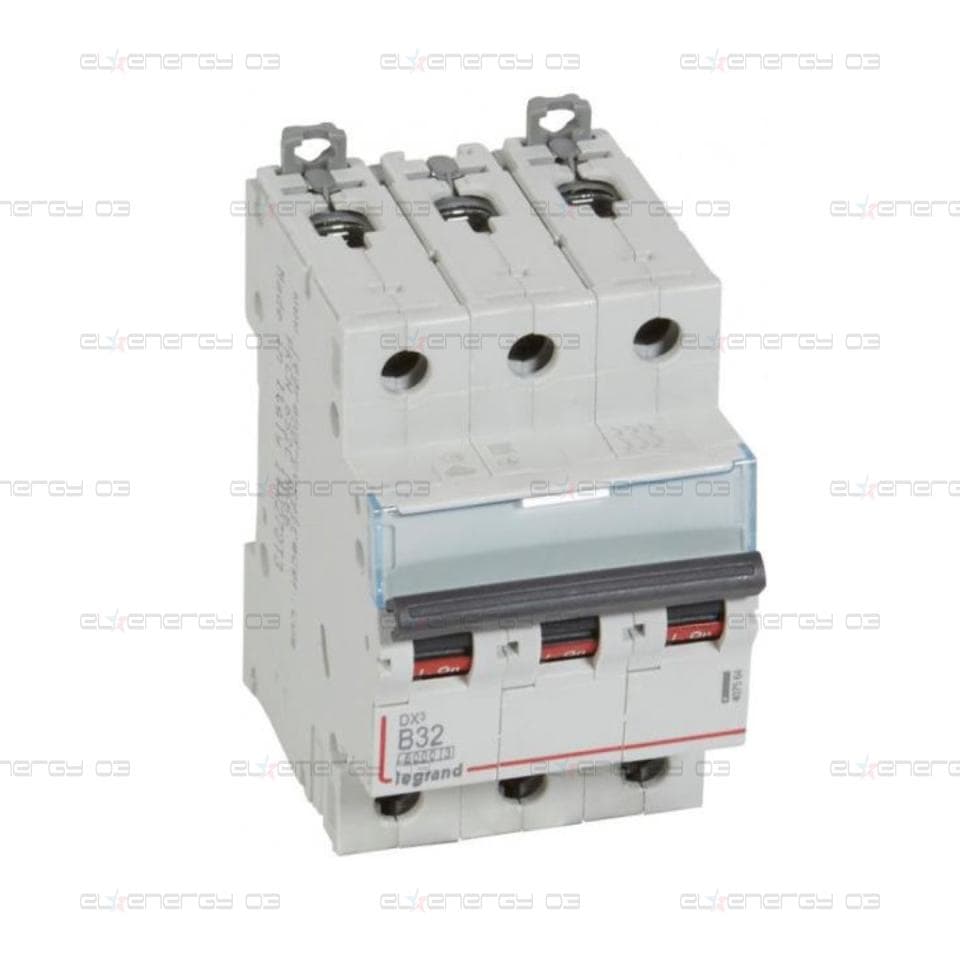 Автоматичен прекъсвач DX3 3P 32A крива B 6kA Legrand