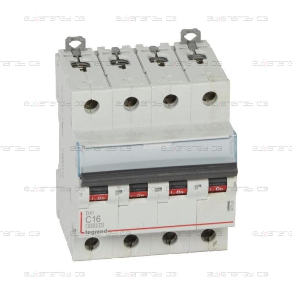 Автоматичен прекъсвач DX3 4P 16A крива С 6kA Legrand