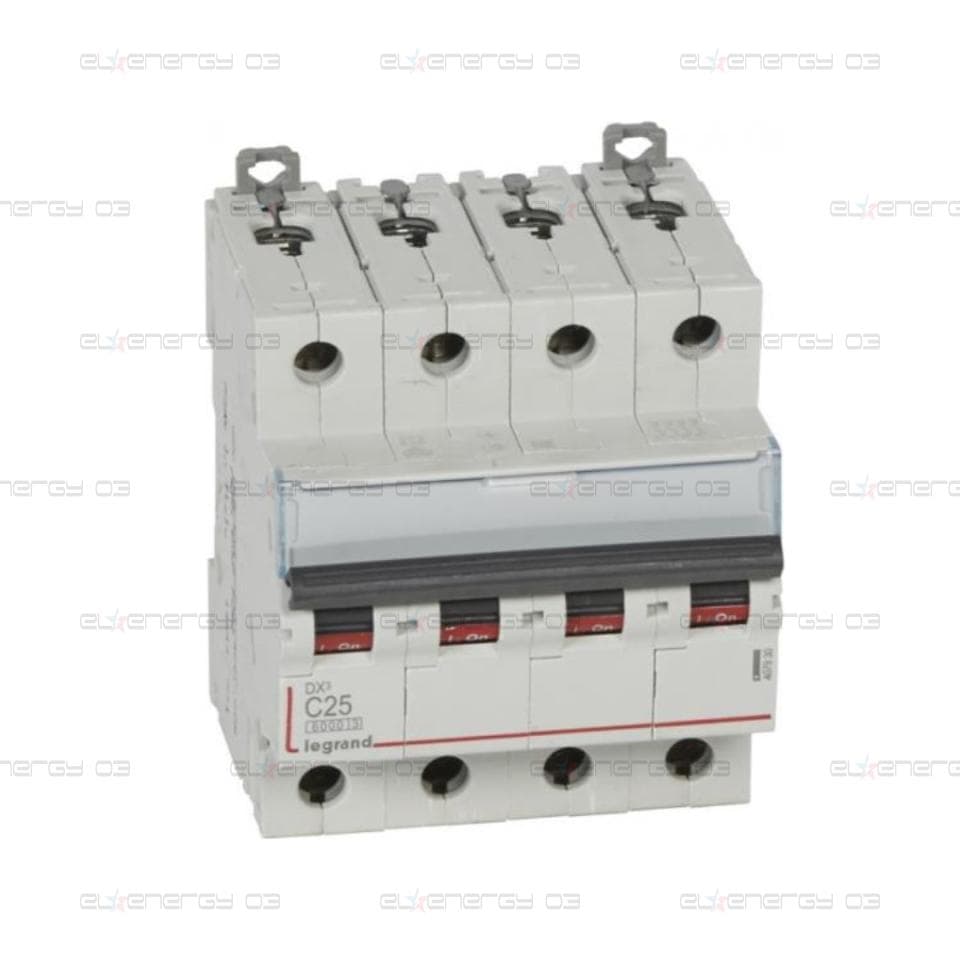 Автоматичен прекъсвач DX3 4P 25A крива С 6kA Legrand