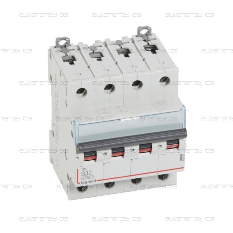 Автоматичен прекъсвач DX3 4P 32A крива B 6kA Legrand