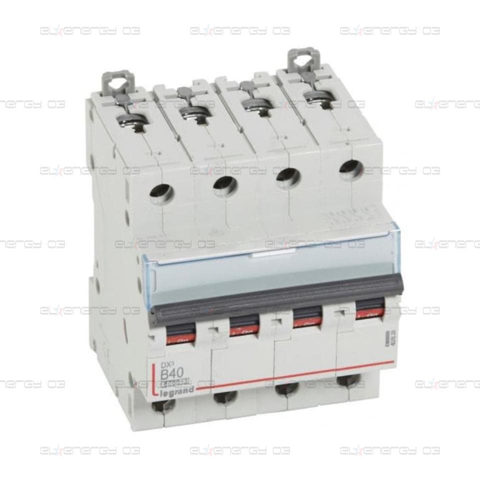 Автоматичен прекъсвач DX3 4P 40A крива B 6kA Legrand