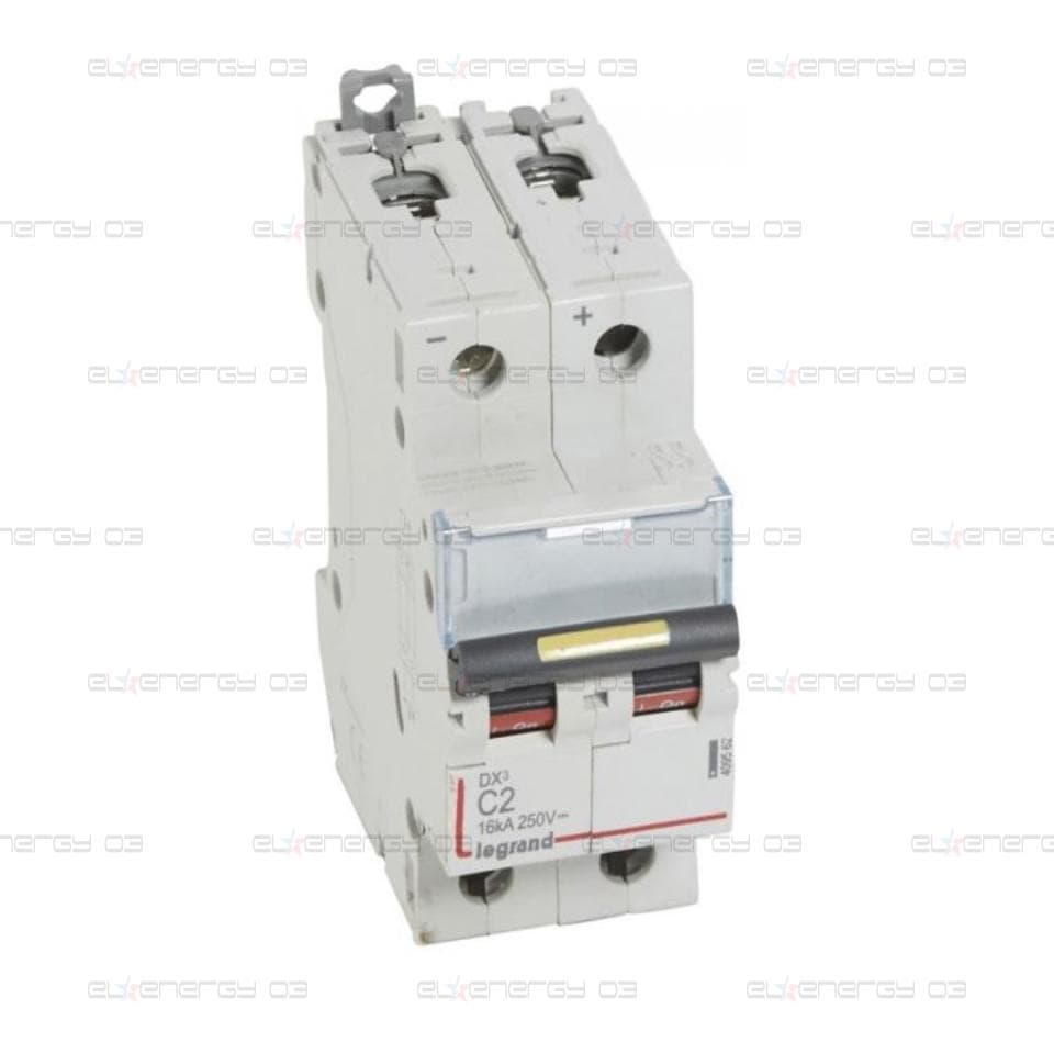 Автоматичен прекъсвач DX3-DC 2P 2A 500V= Legrand