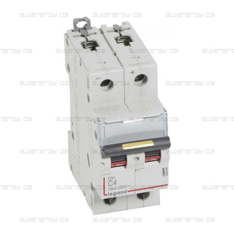 Автоматичен прекъсвач DX3-DC 2P 4A 500V= Legrand