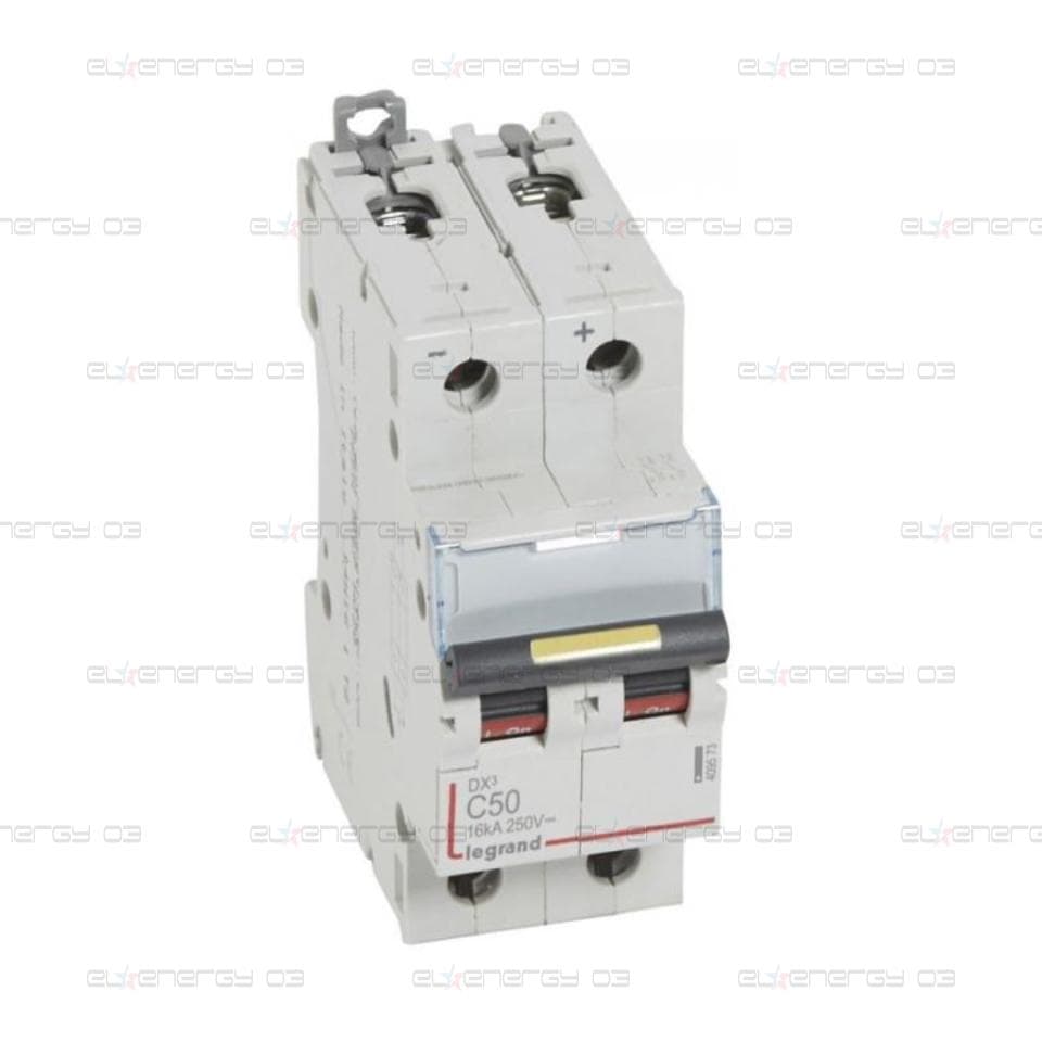 Автоматичен прекъсвач DX3-DC 2P 50A 500V= Legrand