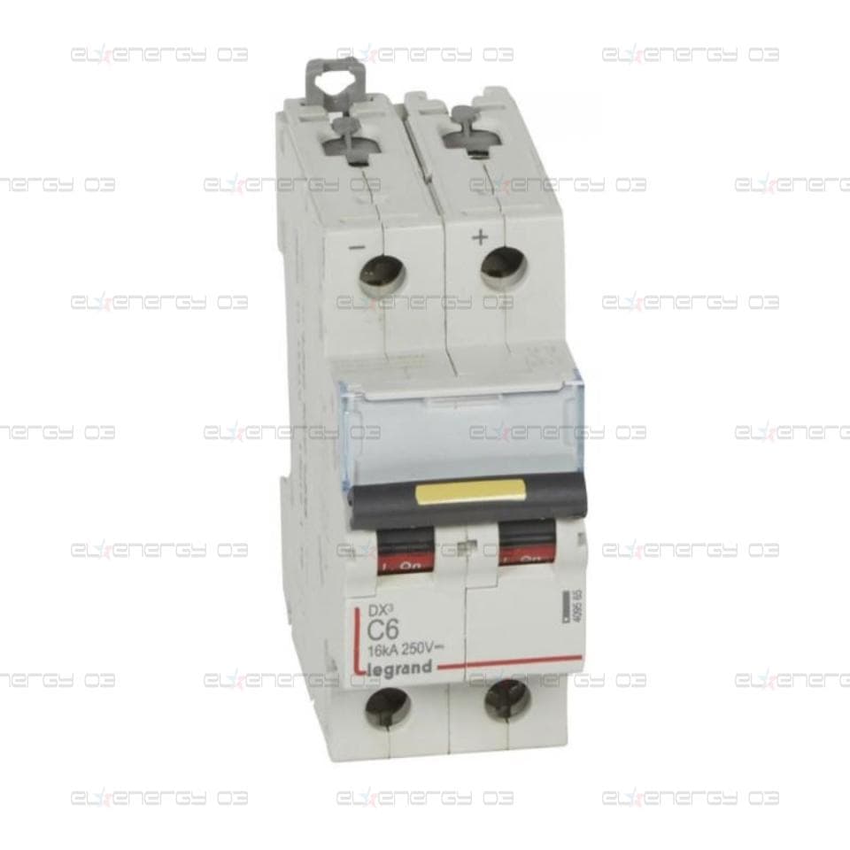 Автоматичен прекъсвач DX3-DC 2P 6A 500V= Legrand