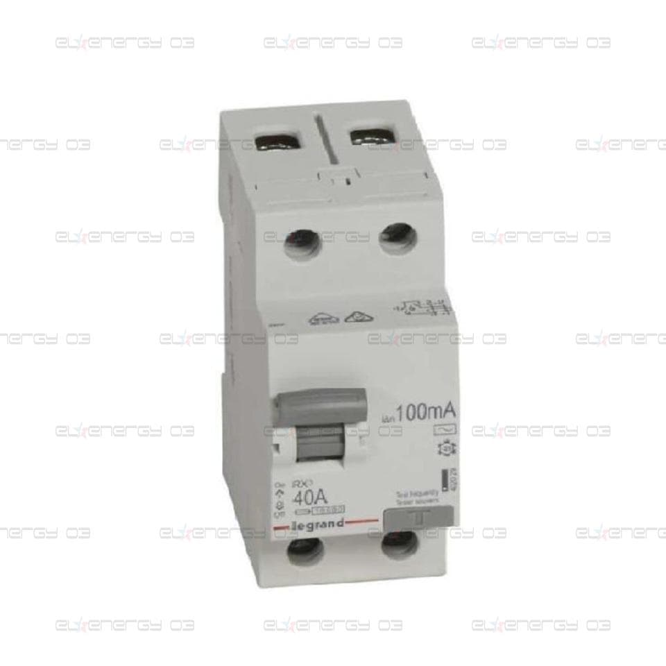 ДТЗ 2P 25А 100mA серия RX3 ID тип АС Legrand