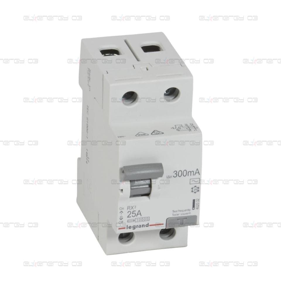 ДТЗ 2P 25А 300mА серия RX3 ID тип AC Legrand