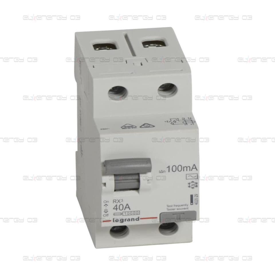 ДТЗ 2P 40A 100mА серия RX3 ID тип AC Legrand