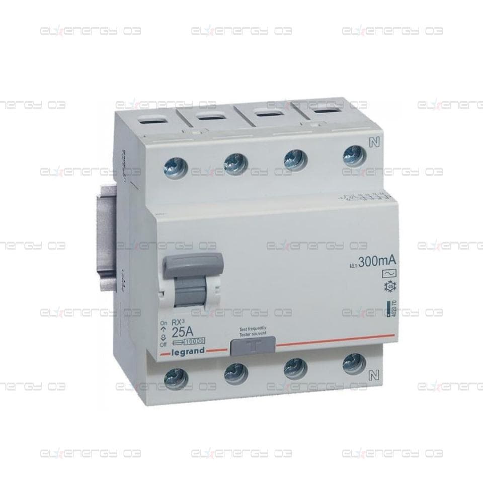 ДТЗ 4P 25A 300mА серия RX3 ID тип AC Legrand