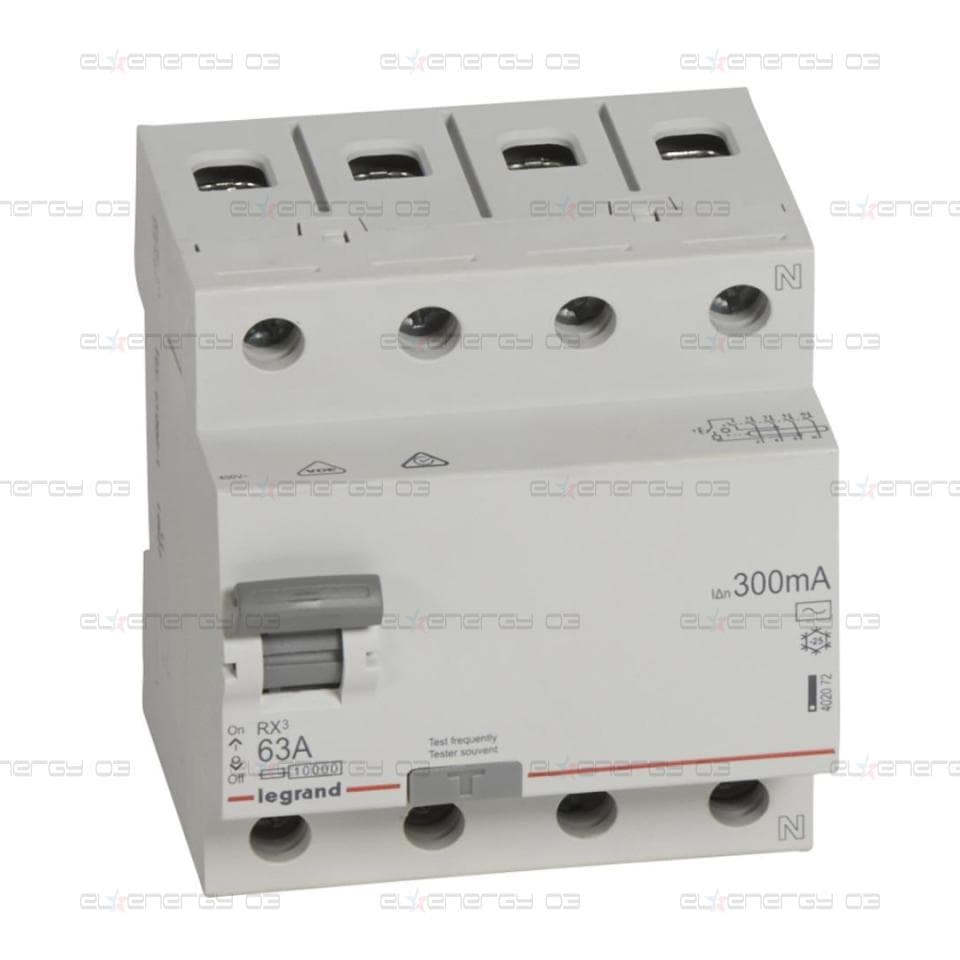 ДТЗ 4P 40A 300mА серия RX3 ID тип AC Legrand