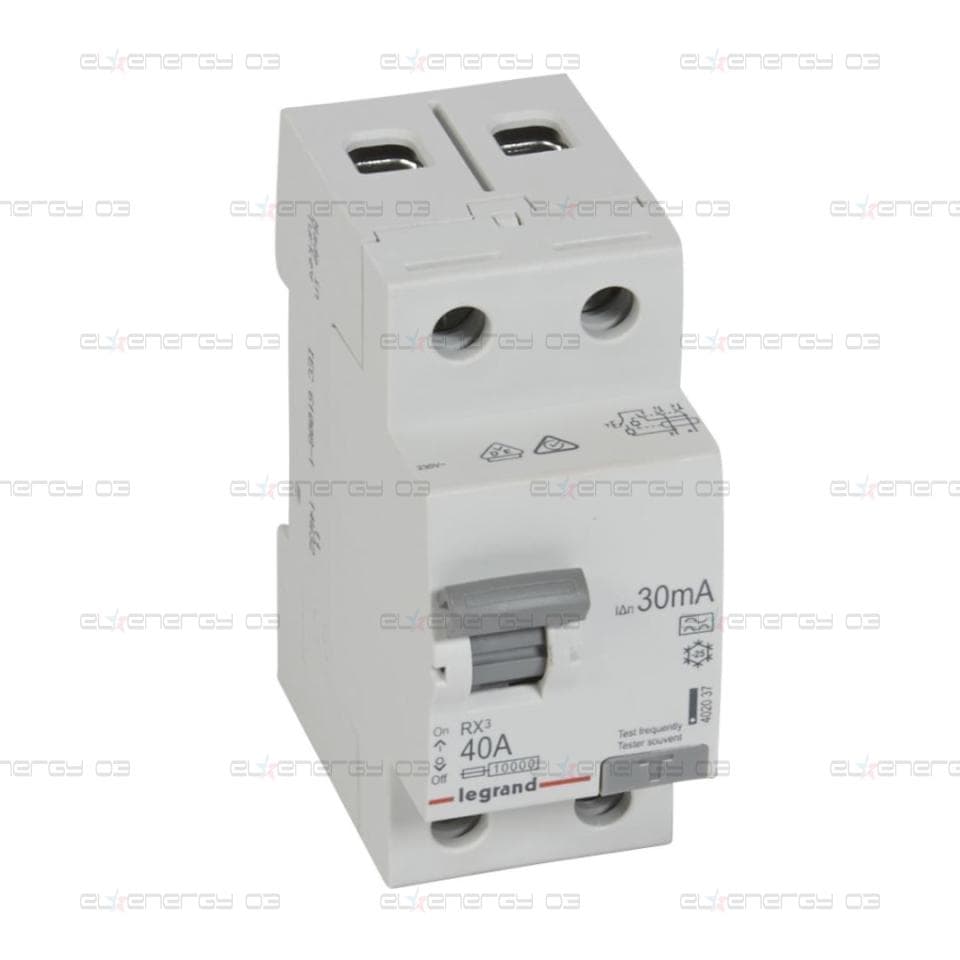 ДТЗ 2P 40A 30mА серия RX3 ID тип A Legrand