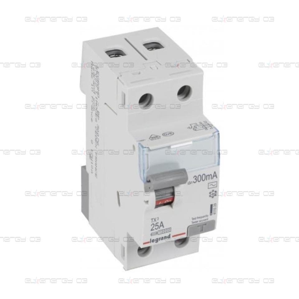 ДТЗ 2P 25А 300mА серия TX3 ID тип AC Legrand