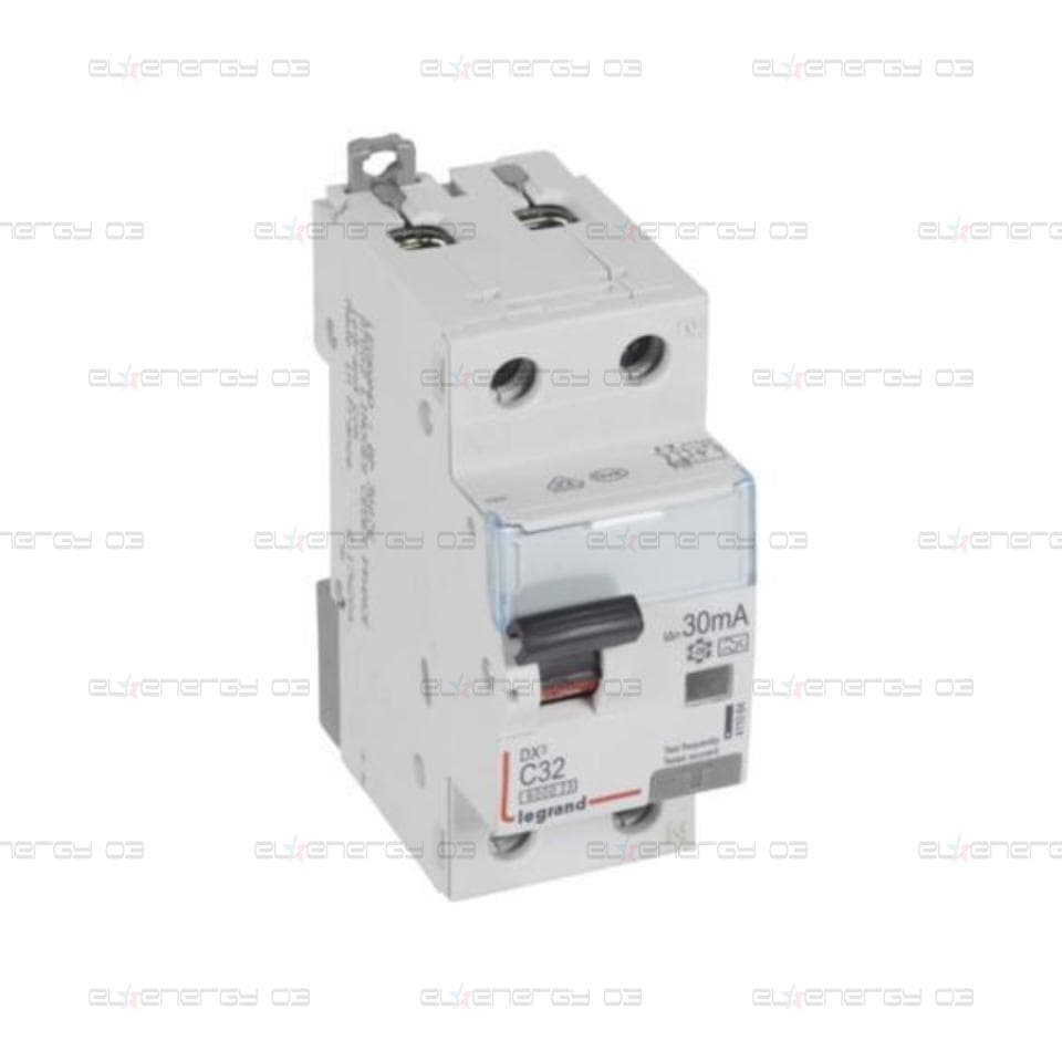 ДТЗ комбинирана DX3 1P+N 32A крива C 30mA тип A 10kA 2 мод. Legrand