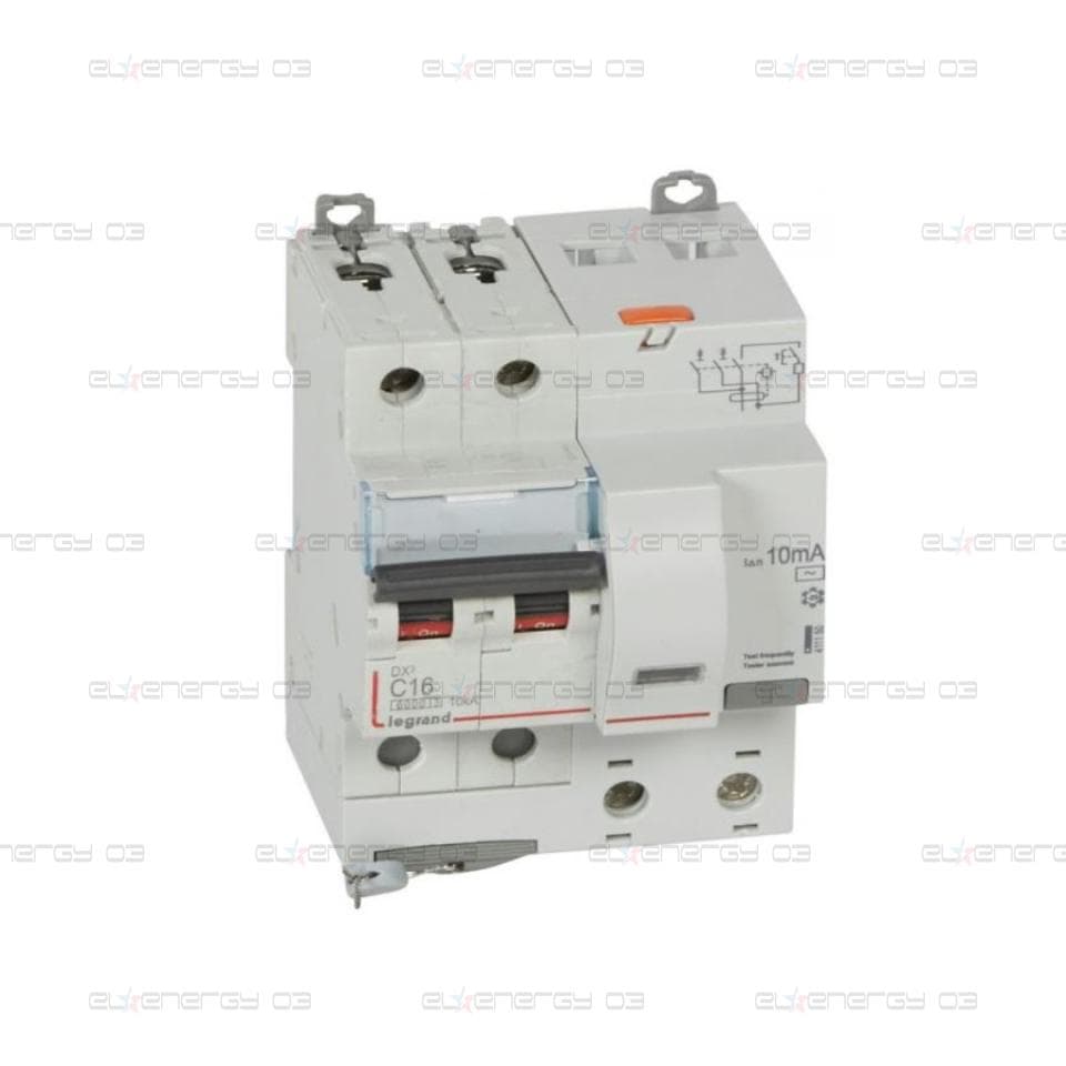 ДТЗ комбинирана DX3 2P 16A крива C 10mA тип AC 6kA 4 мод. Legrand