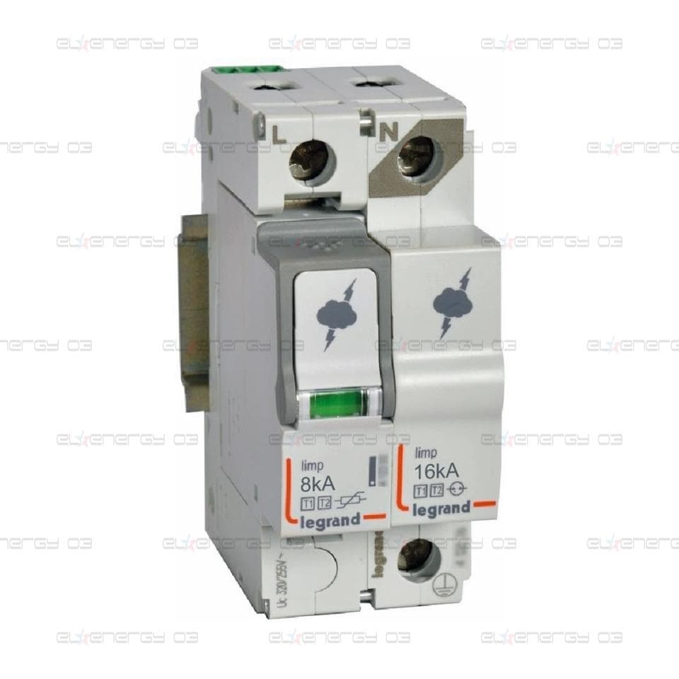 Катоден отводител тип 1+2 SPD 8kA 320V 1P+N R Legrand