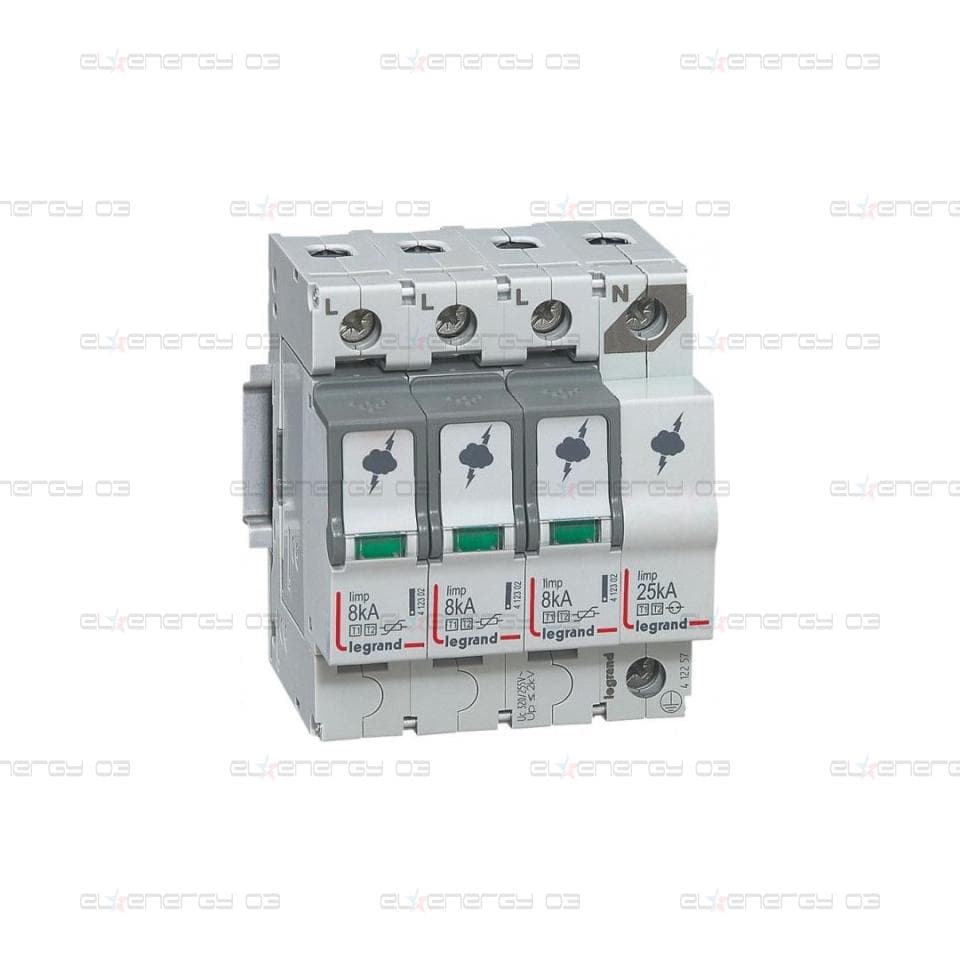 Катоден отводител тип 1+2 SPD 8kA 320V 3P+N R Legrand