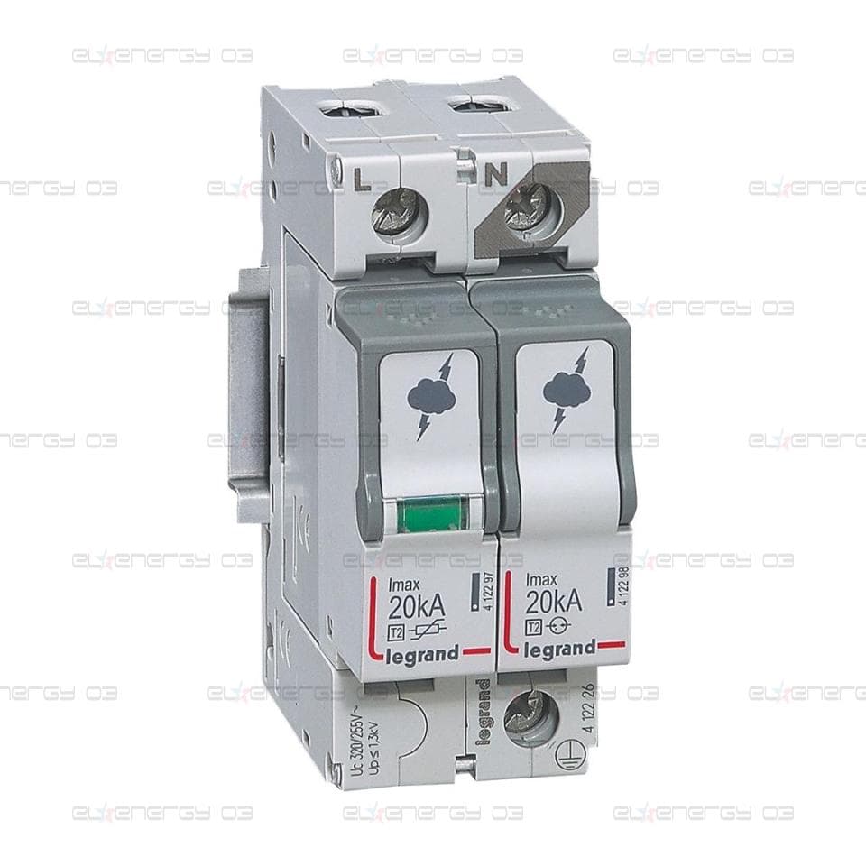 Катоден отводител тип 2 SPD 20kA 320V 1P+N R Legrand