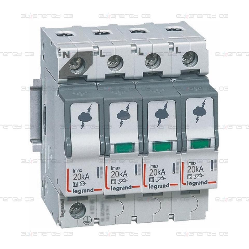 Катоден отводител тип 2 SPD 20kA 320V 3P+N L Legrand
