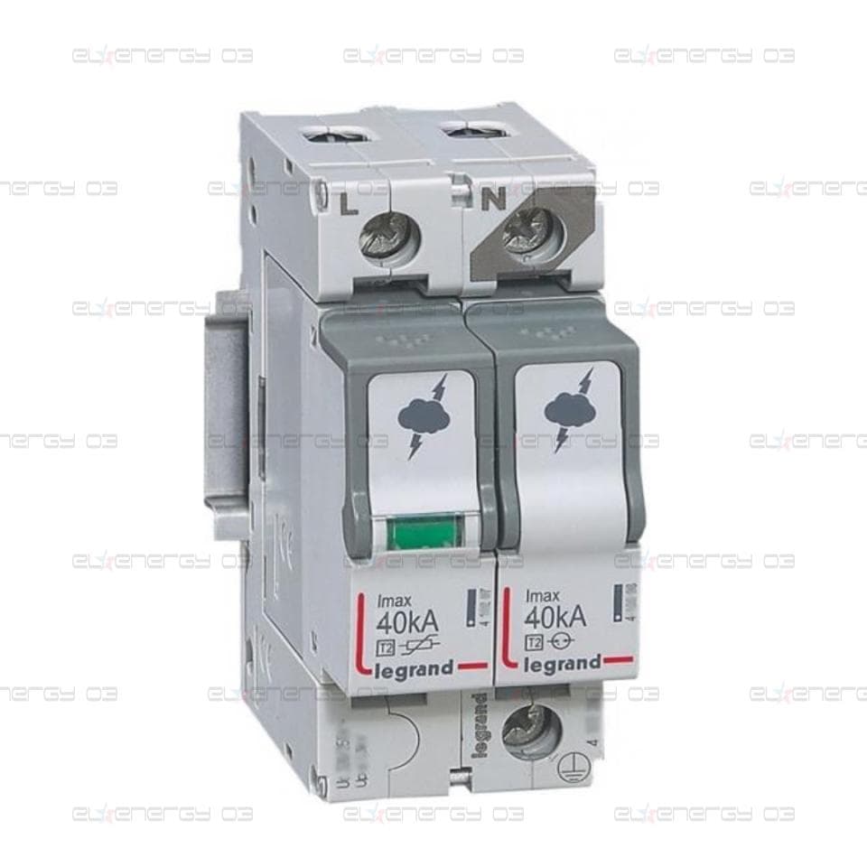 Катоден отводител тип 2 SPD 40kA 320V 1P+N R Legrand