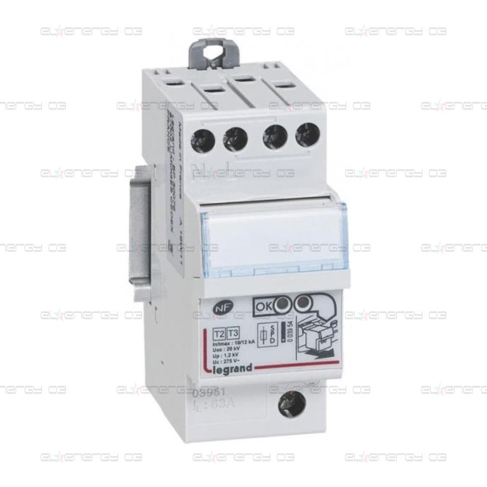 Катоден отводител тип 2+3 SPD 12kA 275V 1P+N L Legrand