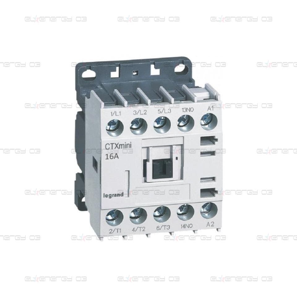 Контактор CTX3 mini 3P 7.5kW (16A AC-3) 1NO 230V 50/60Hz Legrand