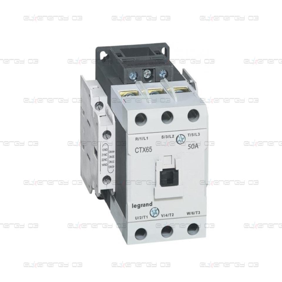 Контактор CTX3-65 3P 22kW (50A AC-3) 2NO-2NC 230V 50/60Hz Legrand