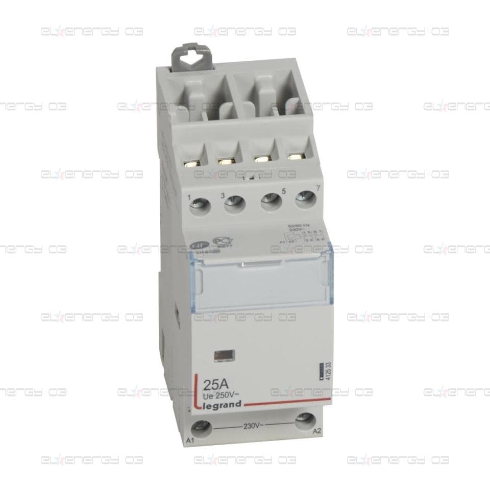 Модулен контактор CX3, 25А 2NO+2NC 220V 2 модула Legrand