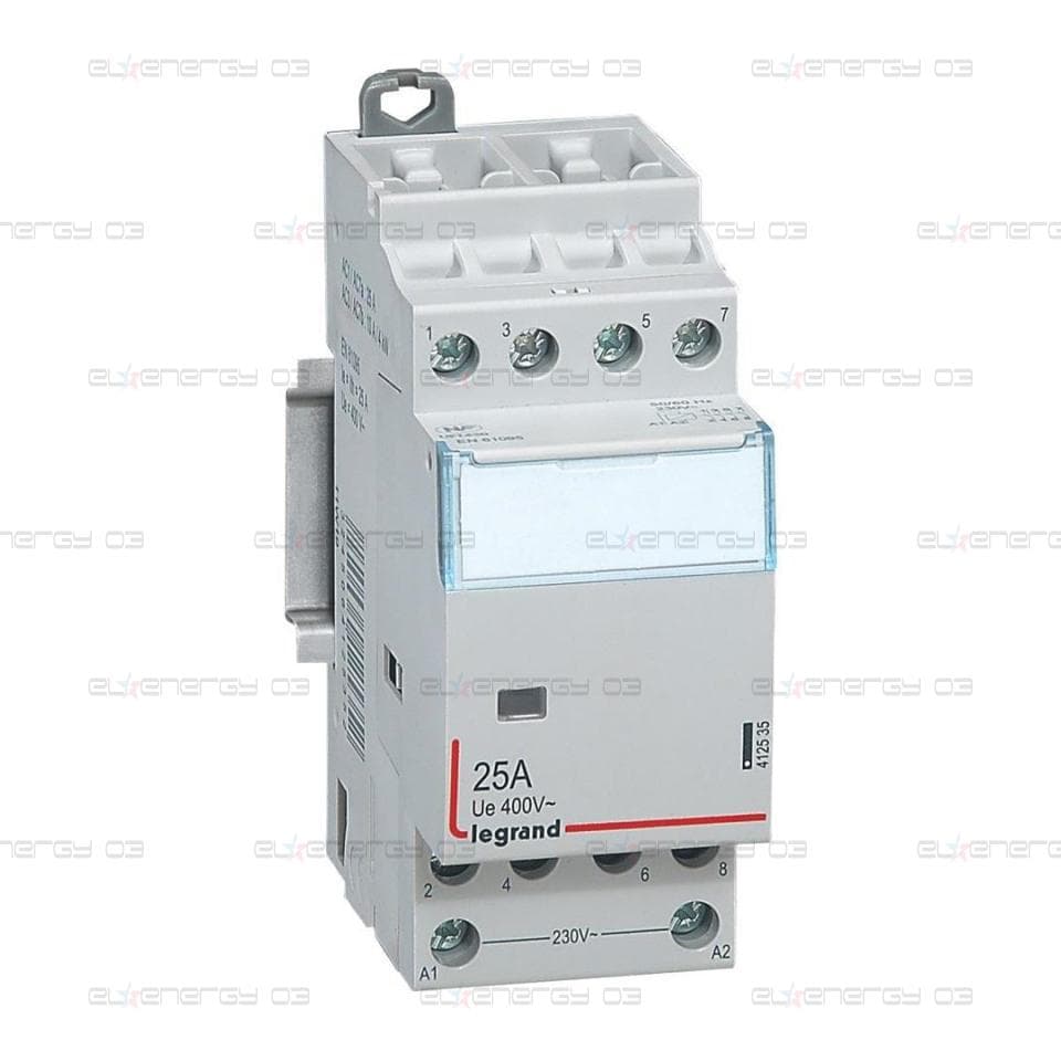 Модулен контактор CX3, 25А 4NO 220V 2 модула Legrand