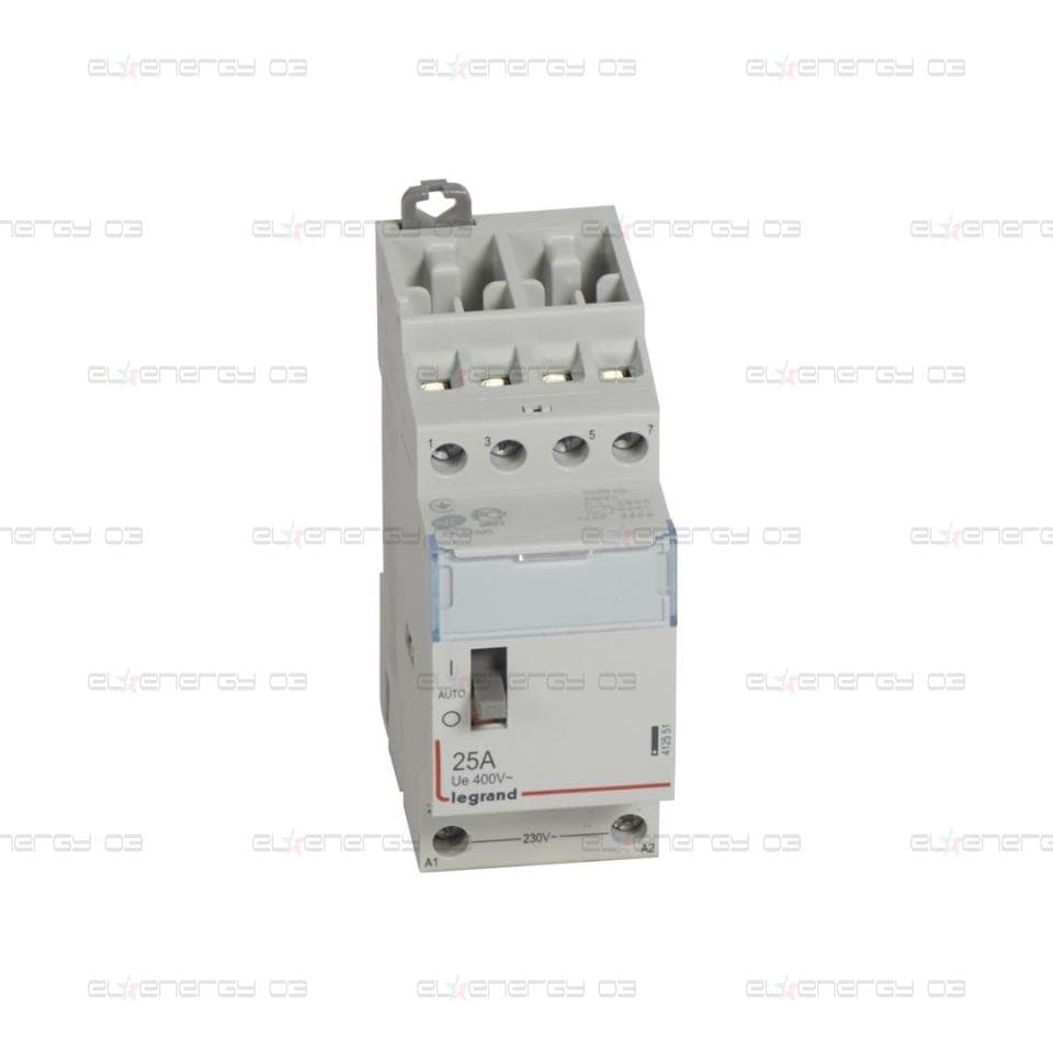 Модулен контактор с ръкохватка CX3, 25А 4NO 220V 2 модула Legrand