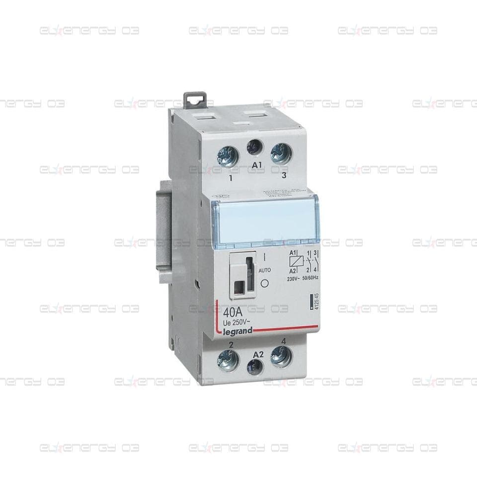 Модулен контактор с ръкохватка CX3, 40А 2NO 220V 2 модула Legrand