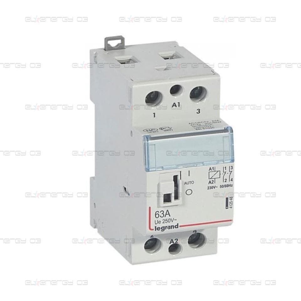 Модулен контактор с ръкохватка CX3, 63A 2NC 220V 2 модула Legrand