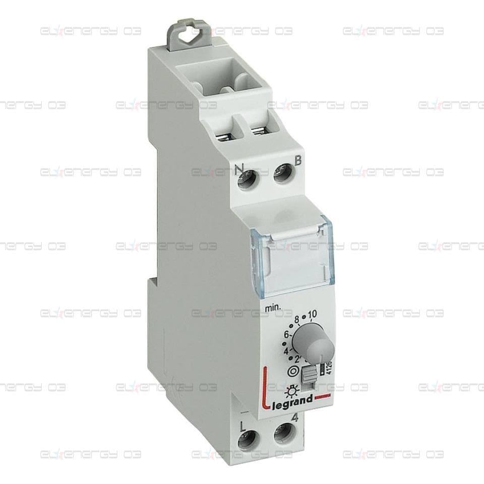 Стълбищен автомат, 1x 0.5s-10m, 16A, 230Vac 1 модул Legrand