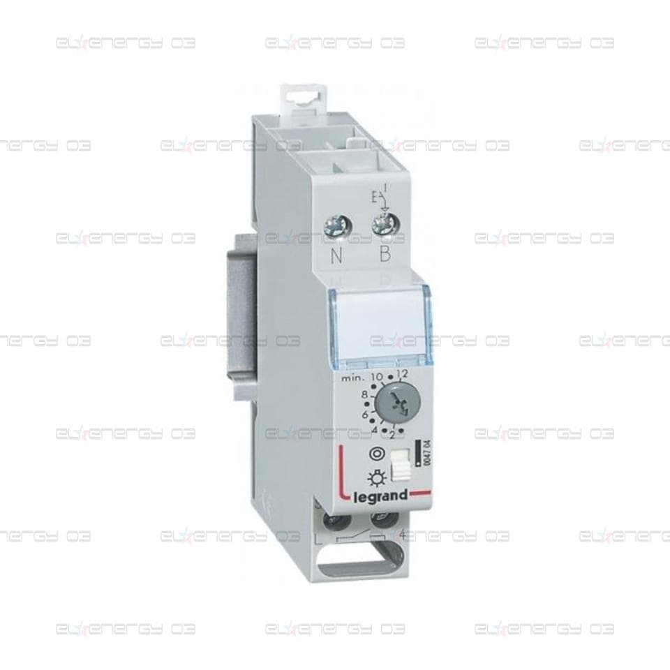 Стълбищен автомат, 7x 0.5s-12m, 1c/o 16A, 8…240Vac 1 модул Legrand