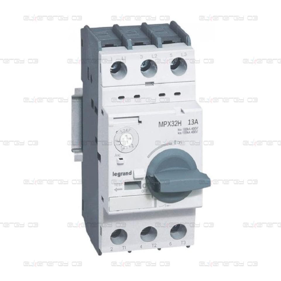 Моторна защита MPX3-32H 5.5kW TM 9-13A 100kA Legrand