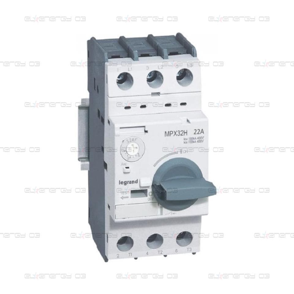 Моторна защита MPX3-32H 7.5kW TM 14-22A 50kA Legrand
