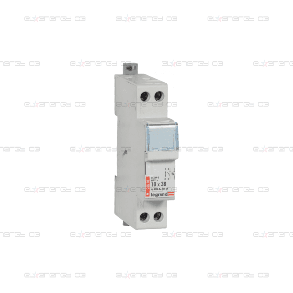 Разединител стопяем предпазител 1P+N 10X38 mm 1мод. Legrand
