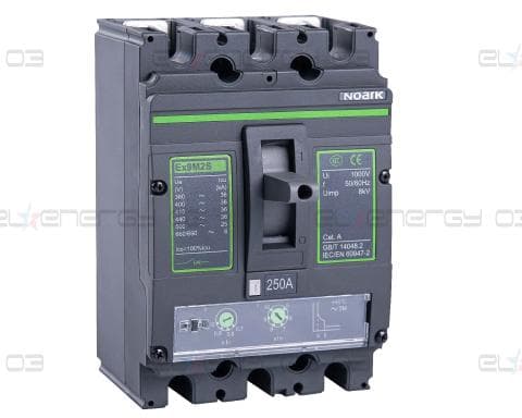 Прекъсвачи с лят корпус Ex9M2H TM 250 3P с термомагнитна защита
