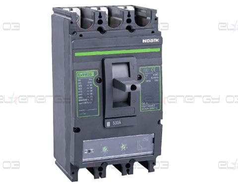 Прекъсвачи с лят корпус Ex9M3P TM 500 3P с термомагнитна защита