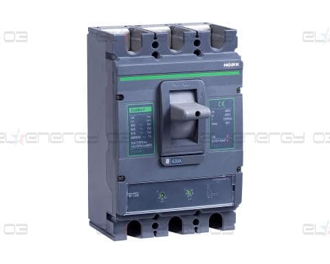 Прекъсвачи с лят корпус Ex9M4P TM 630 3P с термомагнитна защита