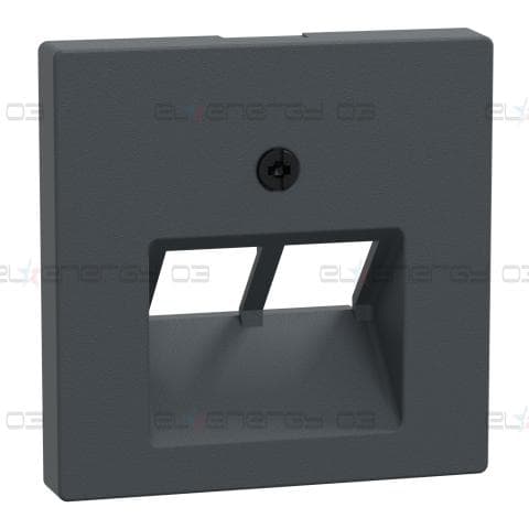 Преден панел за RJ45 2-контактни излаза, антрацит, System M