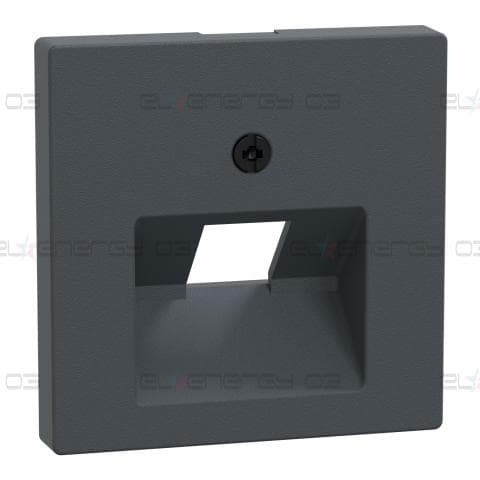 Преден панел за RJ45, единичен контактен излаз, антрацит, System M