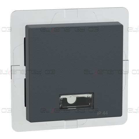 Капак за ключ с отвор за символ IP44, антрацит, System M