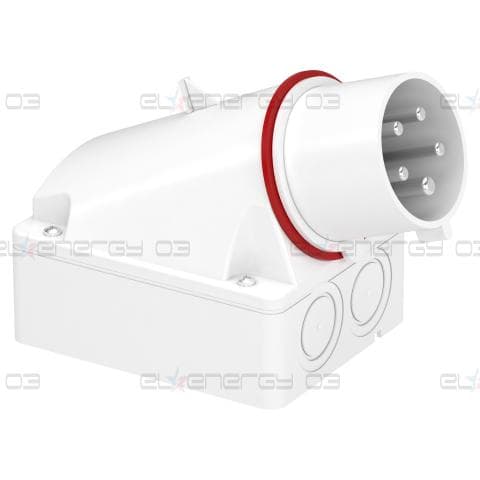 Инд. Присъединител за стенен монтаж Mureva PK, 32A, 3P+N+E, 400V, IP44
