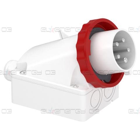 Инд. присъединител за стенен монтаж Mureva PK, 32A, 3P+N+E, 400V, IP67