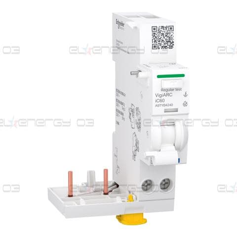 Acti9 устройства за откриване на електрическа дъга (AFDD), VigiARC iC60, 2P, 40A, 30mA, тип A-SI