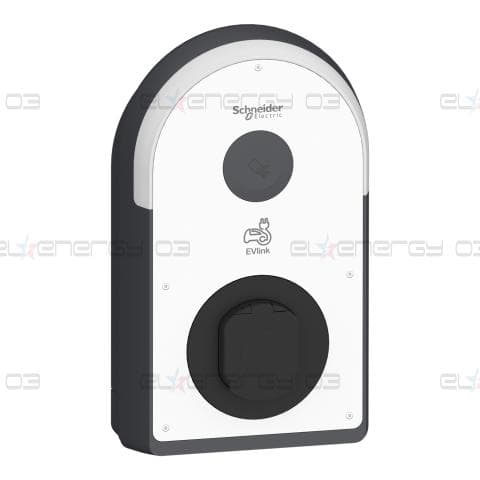 Зарядна станция, EVlink Pro AC/AC , 11kW, 16A, 3P+N, T2S изходен контакт, RDC-DD 6mA, RCD Asi 30mA, MNx aux.